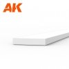 AK Interactive AK6517 STRIPS 0.75 X 4.00 X 350MM – STYRENE STRIP – (10 UNITS)